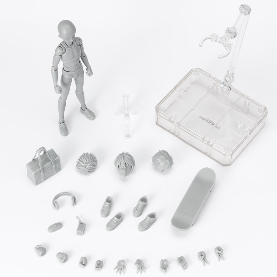 Body kun  School Life Edition DX Set (Gray Color Ver.) S.H.Figuarts