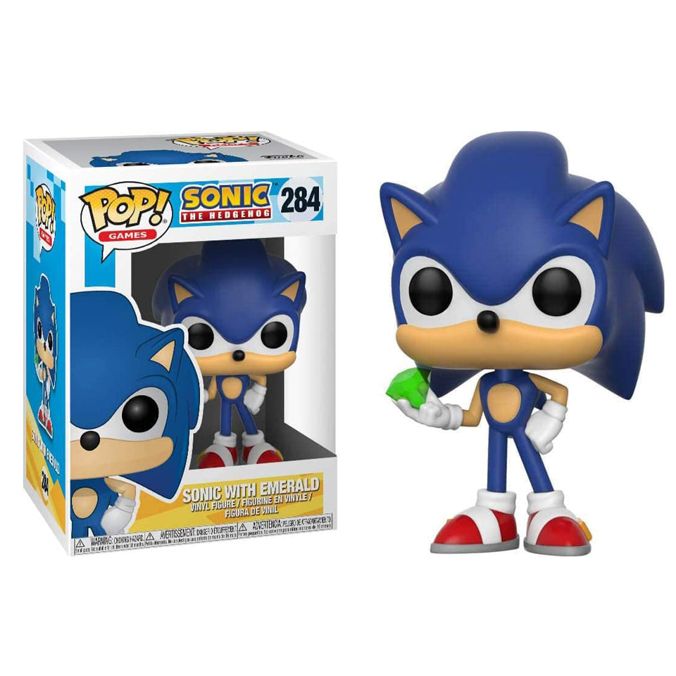 Sonic the Hedgehog with Emerald Funko POP! 284