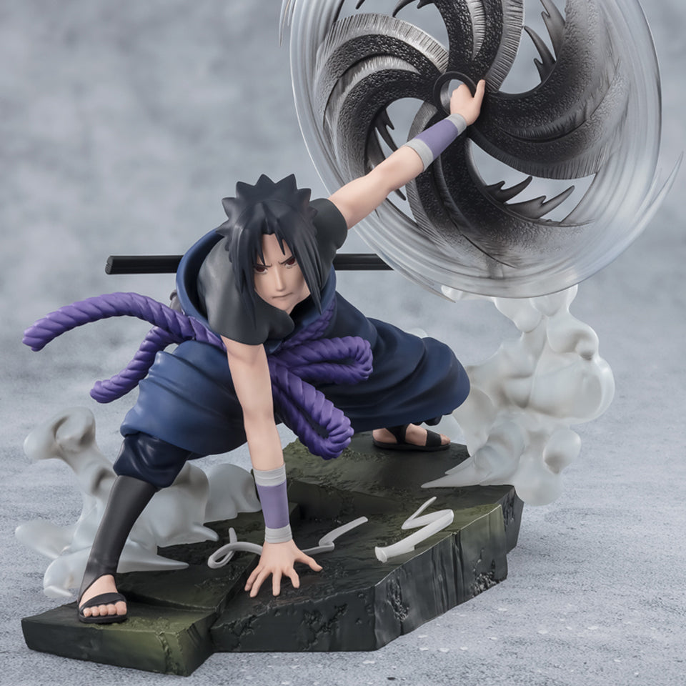 Naruto Shippuuden Uchiha Sasuke The Light &amp; Dark of the Mangekyo Sharingan Figuarts Zero