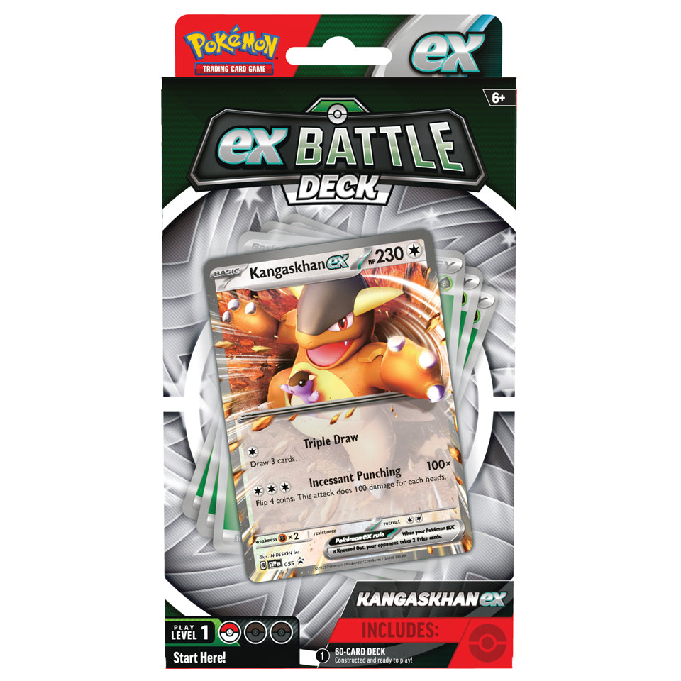 POKÉMON TCG: Kangaskhan Ex Battle Deck Español/Ingles