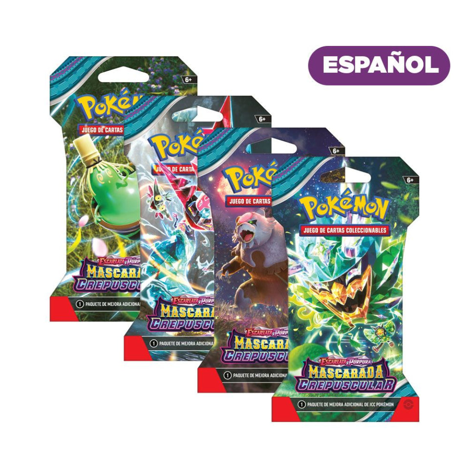 POKEMON TCG TWILIGHT MASQUERADE SLEEVED BOOSTER ESPAÑOL