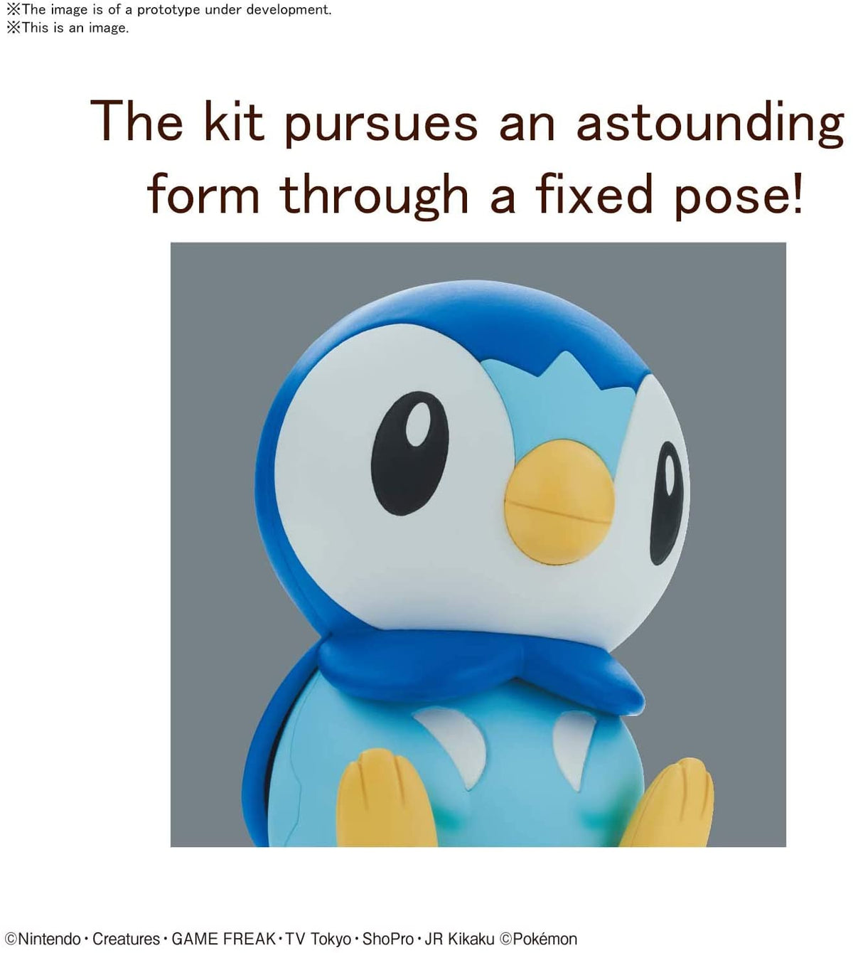 Pokemon Piplup Model Kit