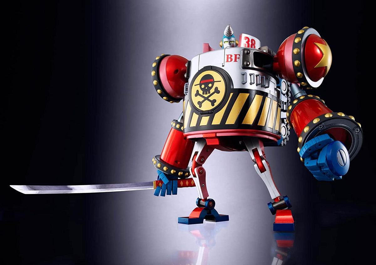 One Piece Soul of Chogokin General Franky GX-63 Bandai (caja con detalles)