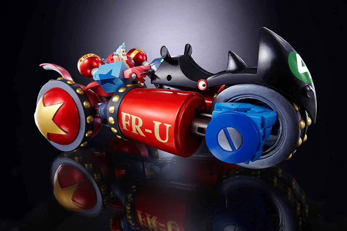 One Piece Soul of Chogokin General Franky GX-63 Bandai (caja con detalles)