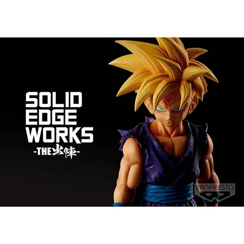 Dragon Ball Z Super Saiyan Gohan Version B Vol. 5 Solid Edge Works Statue.