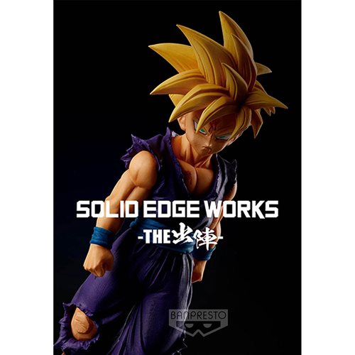 Dragon Ball Z Super Saiyan Gohan Version B Vol. 5 Solid Edge Works Statue.