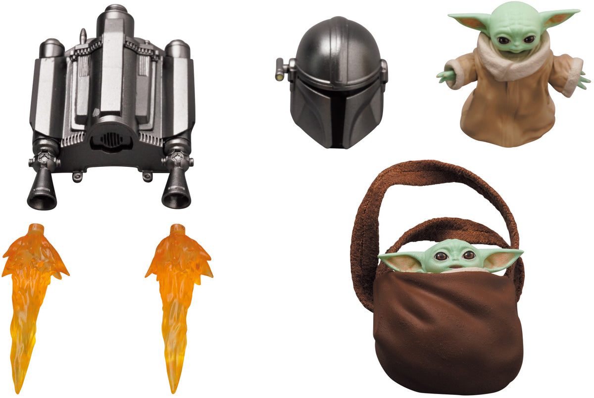 The Mandalorian Season 2 - Grogu &amp; Mandalorian (Ver. 2.0) MAFEX