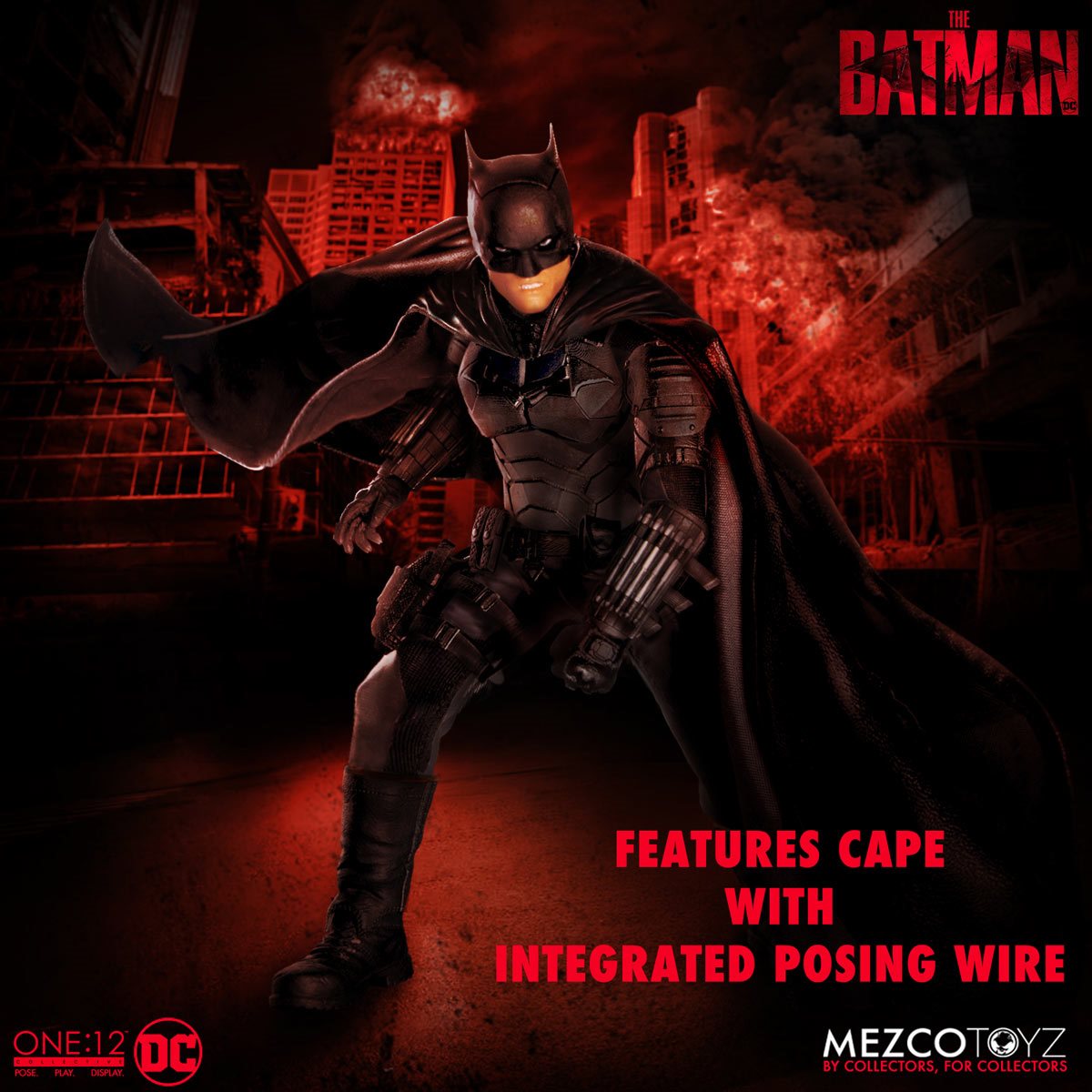 Figura The Batman Mezco Toyz One:12 Chile premium coleccionista