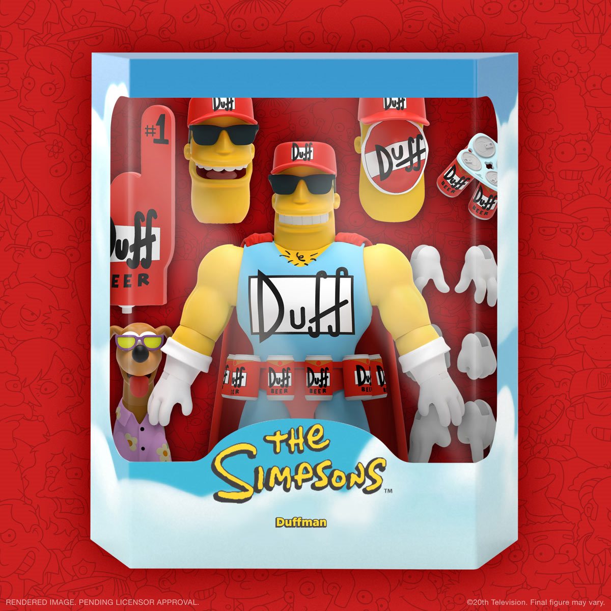 The Simpsons Ultimates Duffman Super 7