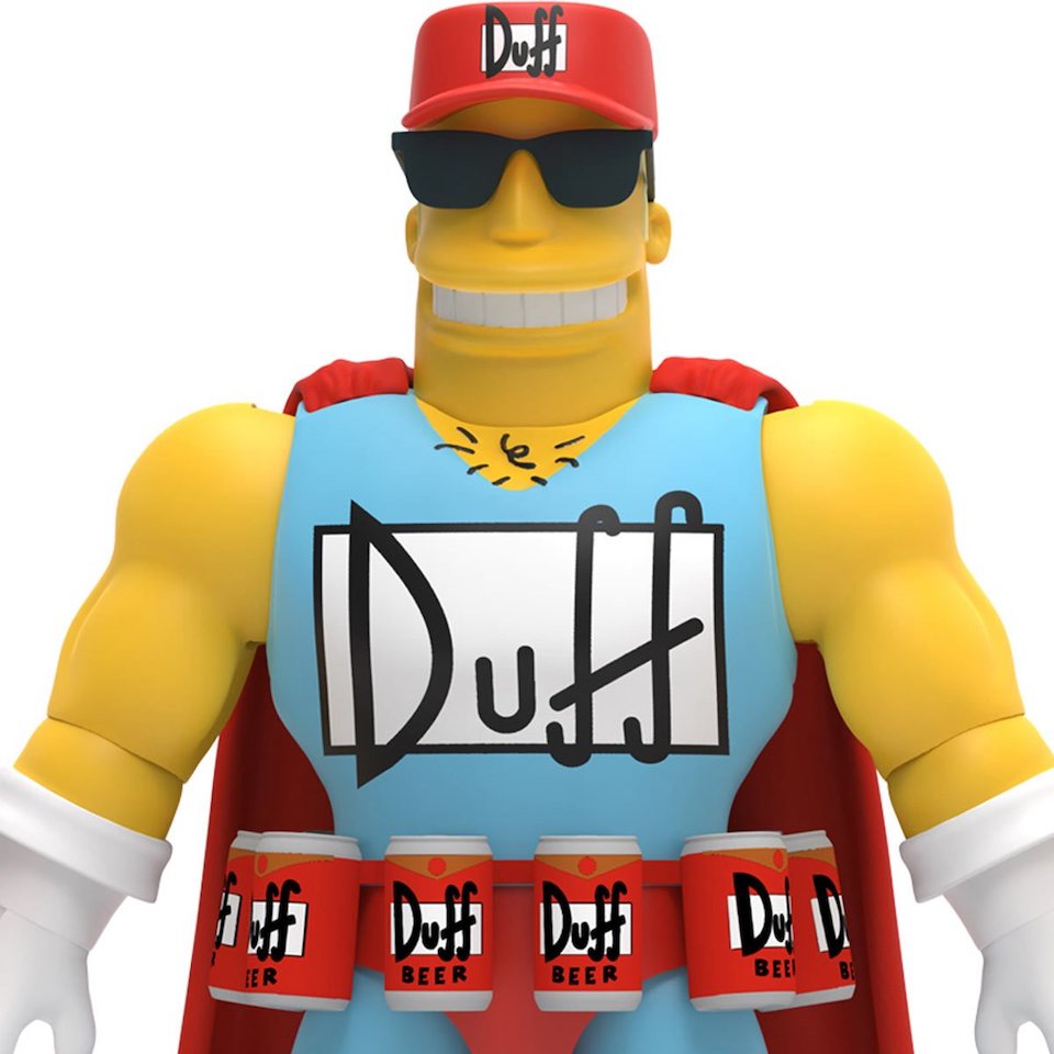 The Simpsons Ultimates Duffman Super 7