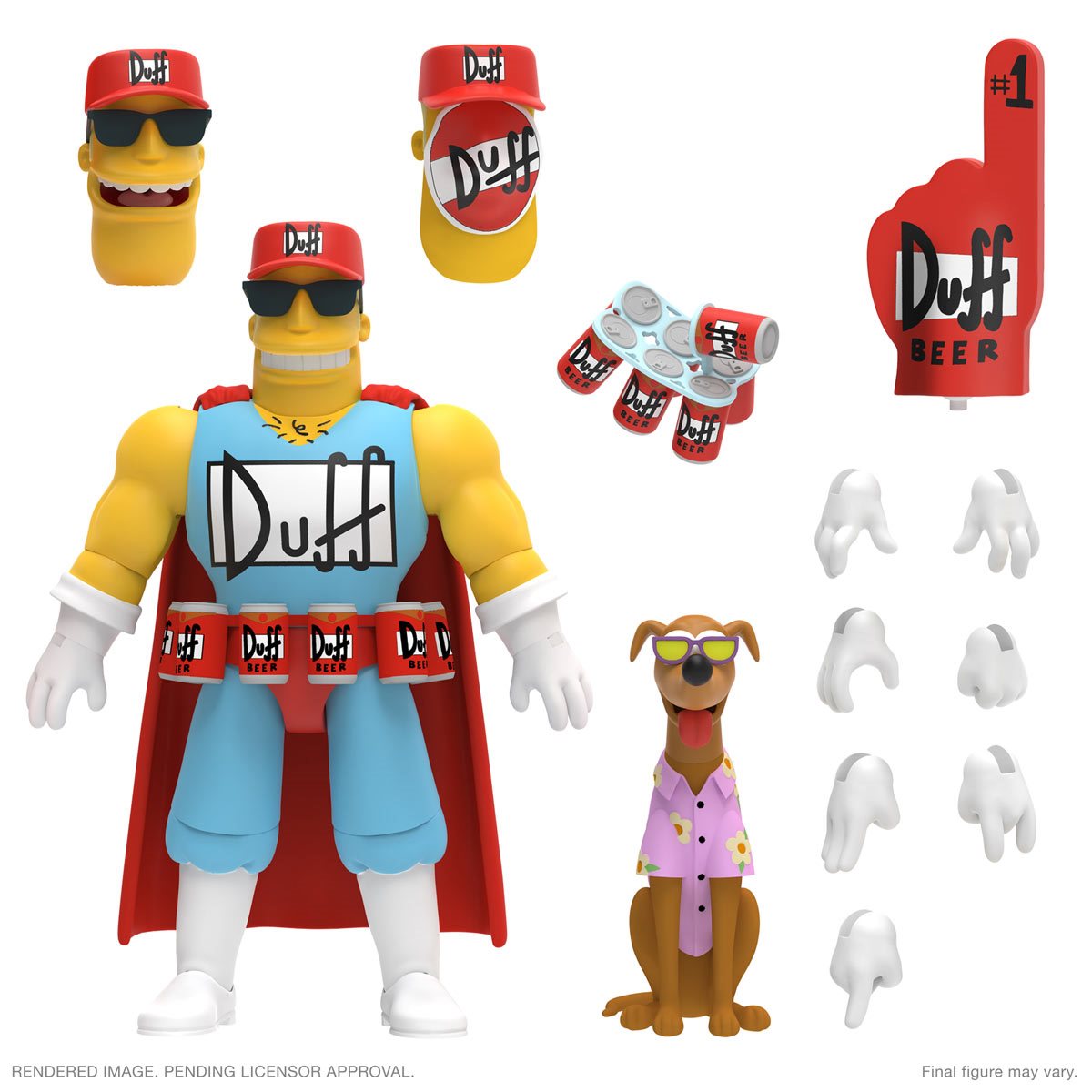 The Simpsons Ultimates Duffman Super 7