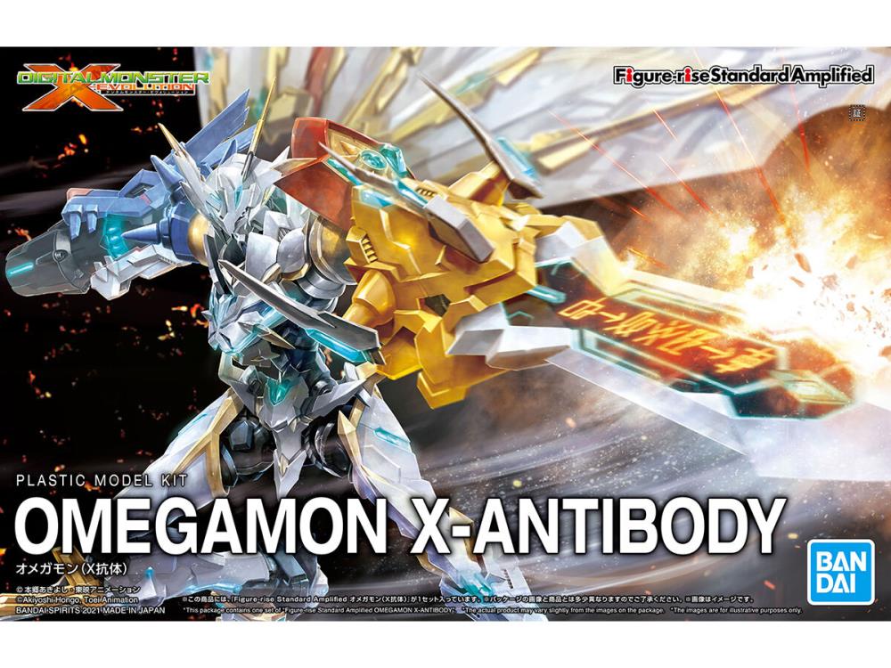 DIGIMON ADVENTURE OMEGAMON X-ANTIBODY Figure Rise Standard Amplified