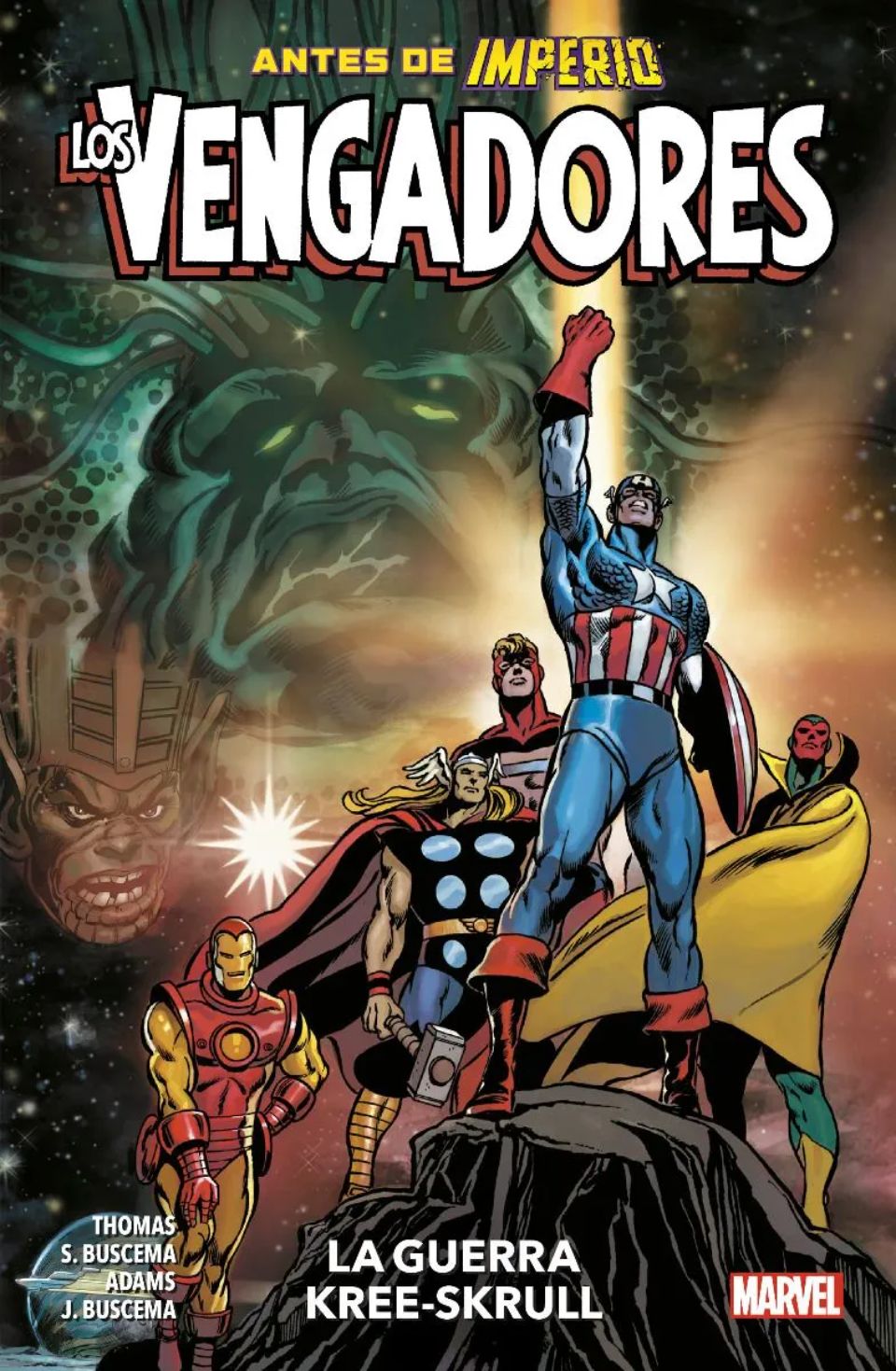 Marvel Premiere. Los Vengadores: La Guerra Kree-Skrull